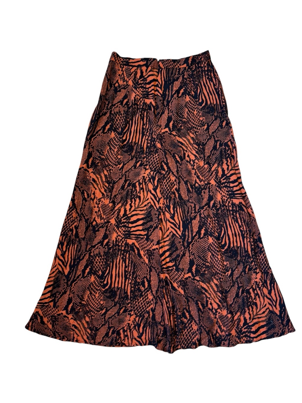 Wilfred by Aritzia Snake Print Midi Skirt | Size 00